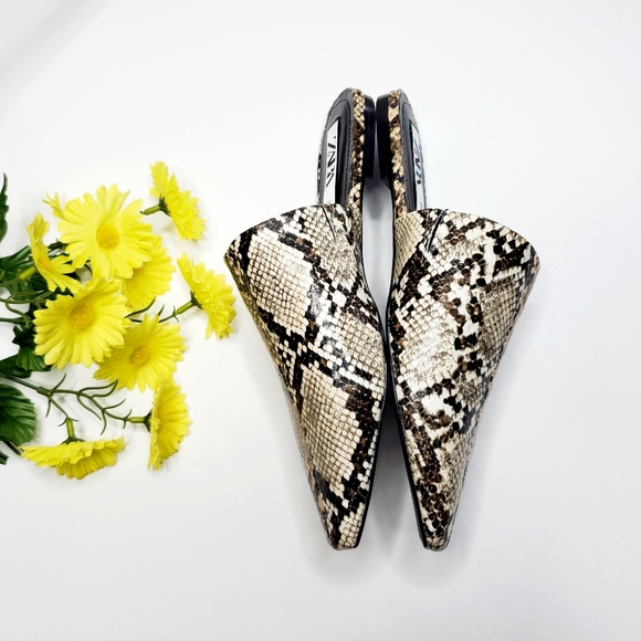 NWT Zara Multicolor Animal Print Flat Mule - Picture 5 of 6